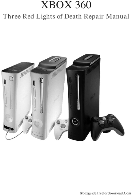 Product picture XBOX 360 repair manual